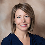 close-up headshot portrait of Samantha Tesmer, Chief Financial Officer for AbbyBank