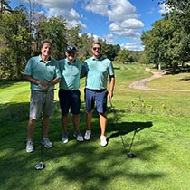 Partners for Encompass Security at a charity golf outing