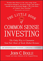 book cover image for "The Little Book of Common Sense Investing" by John C. Bogle