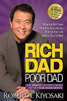 Book cover image for "Rich Dad Poor Dad" by Robert T. Kiyosaki
