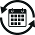 calendar icon with circular arrows representing month-to-month leases