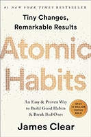 Book cover image for "Atomic Habits" by James Clear